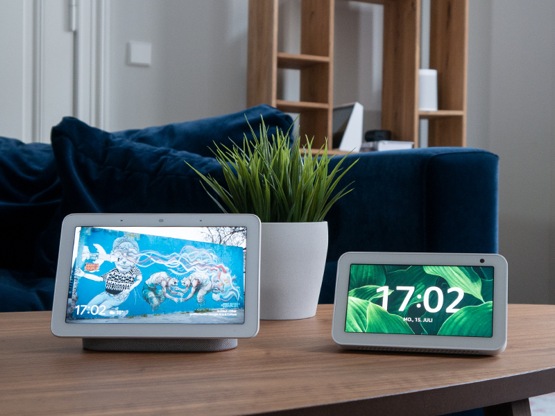 Google Nest Hub vs. Amazon Echo Show im VideoVergleich NEXT Das