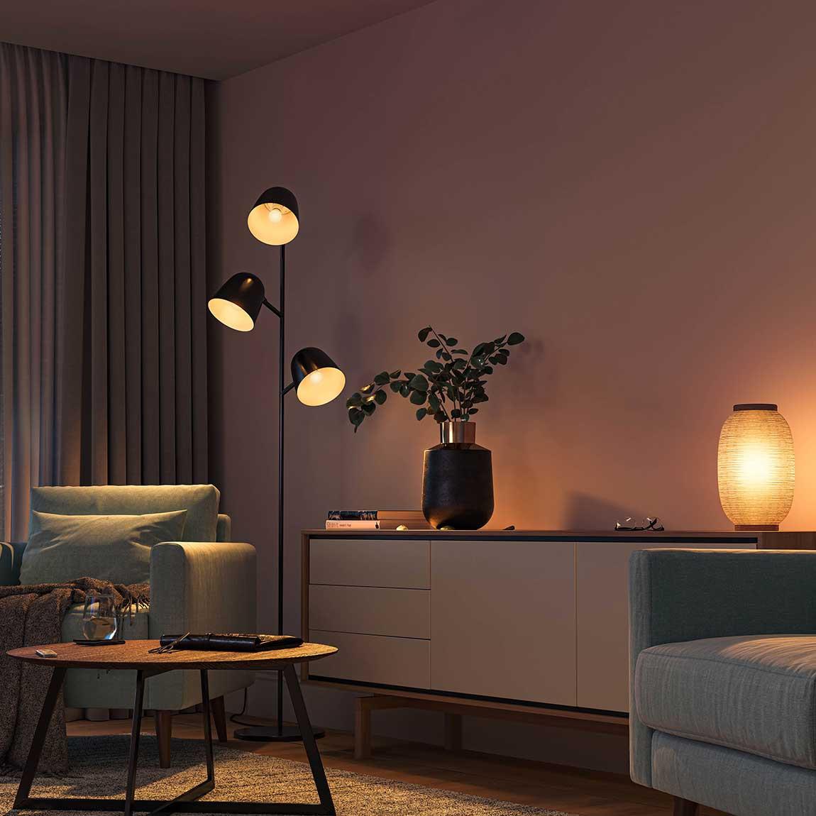 Philips Hue White & Color Ambiance Luster LED Lampe E14 - Weiß_Lifestyle_4