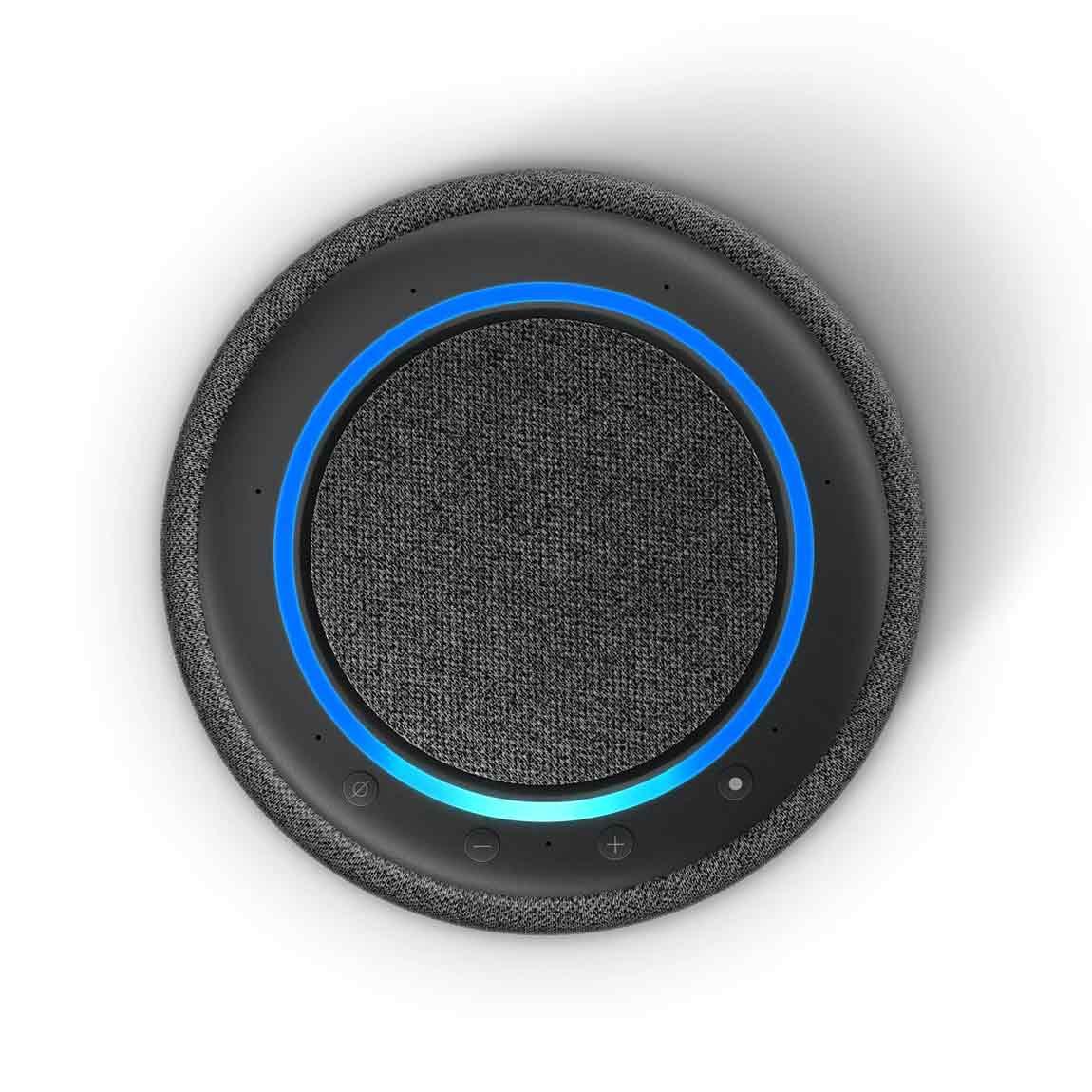 Amazon Echo Studio - High-fidelity smart Lautsprecher mit 3D-Audio und Alexa - Schwarz_oben