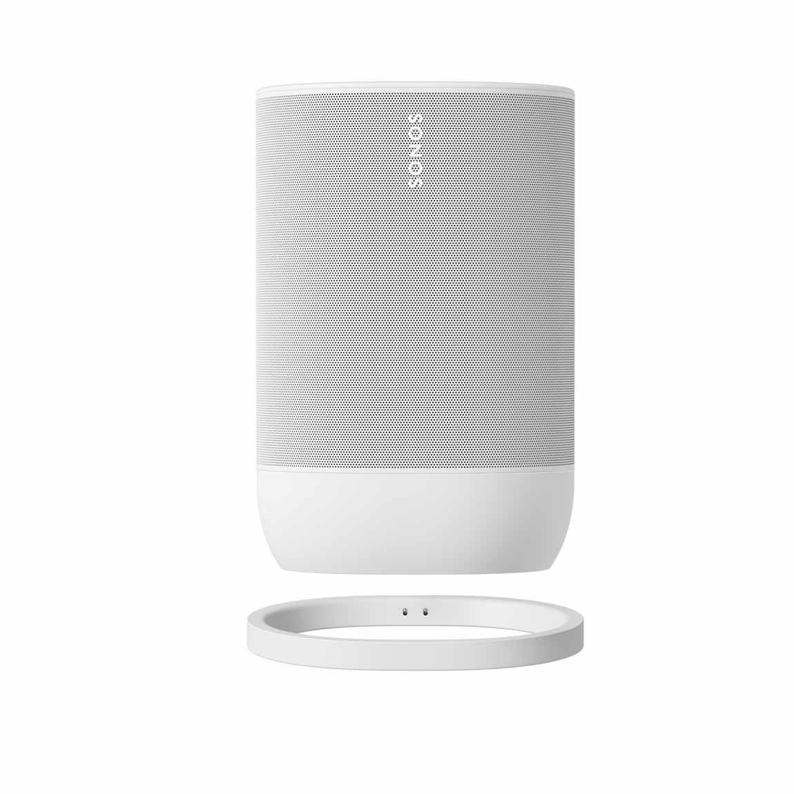 Sonos Move 2 - Tragbarer WLAN & Bluetooth Lautsprecher - Weiß_frontal