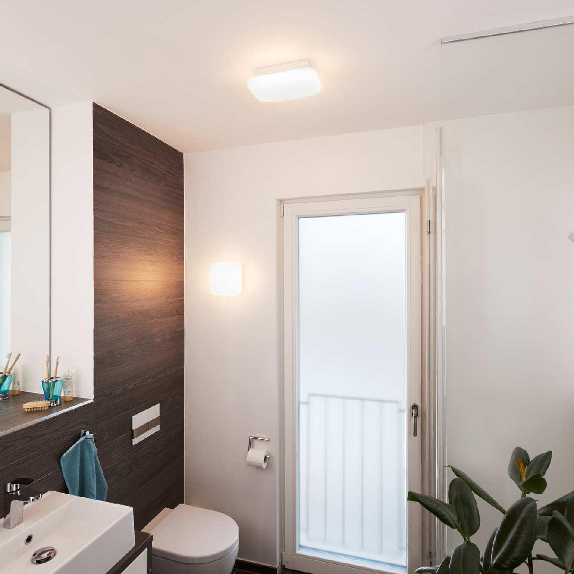 Ledvance SMART+ Orbis Aqua Bad-Deckenleuchte 200mm x 200mm Warm- und Kaltweiß_Badezimmer warmweiß