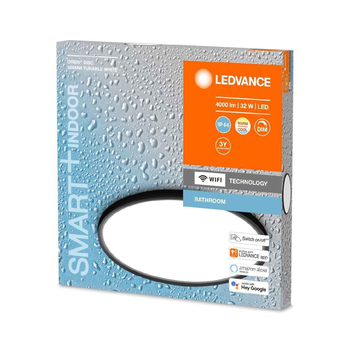 Ledvance SMART+ Orbis Disc Bad-Deckenleuchte 50 cm Warm- und Kaltweiß_Verpackung