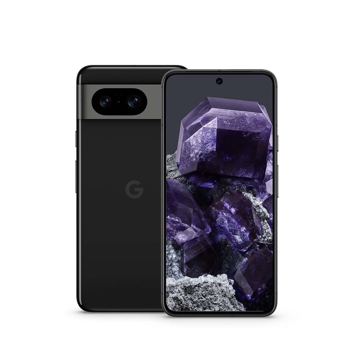 Google Pixel 8 - Smartphone Obsidian & 256 GB_vorder_rück