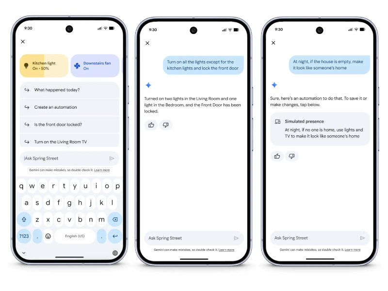 Google Home Gemini - Komplexe Befehle und Automationen