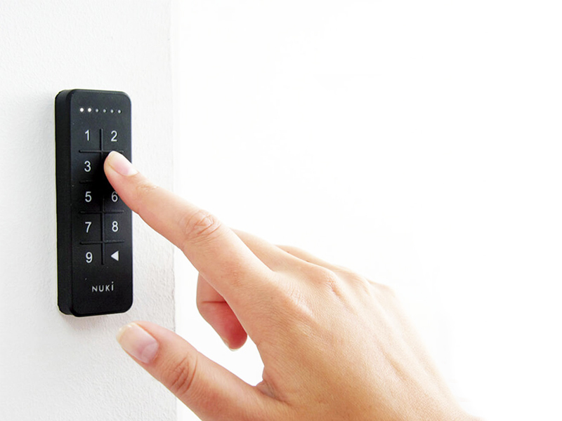 smartes keypad von Nuki als erweiterung zum smart lock von Nuki