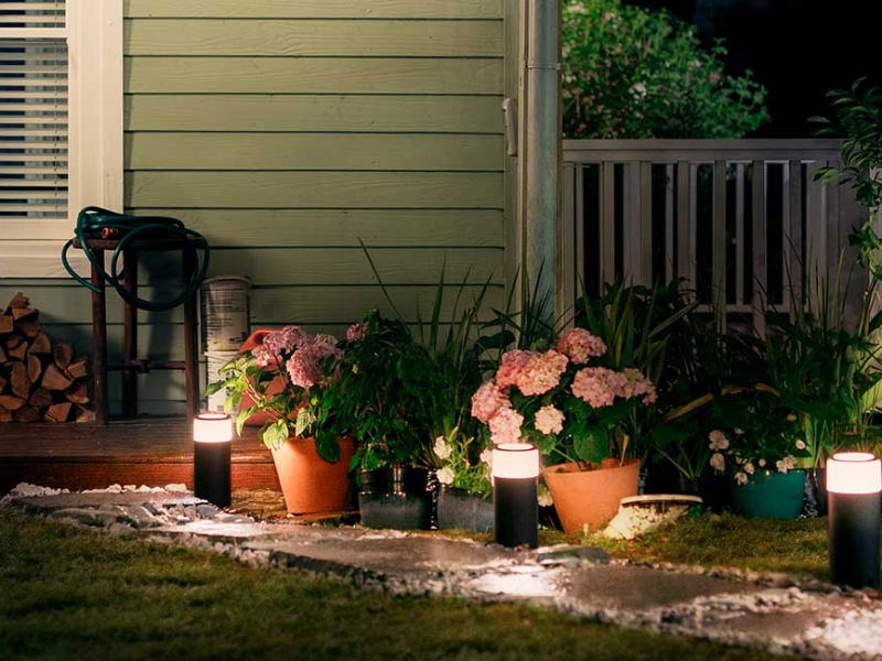 Philips Hue 3 Calla Sockelleuchten
