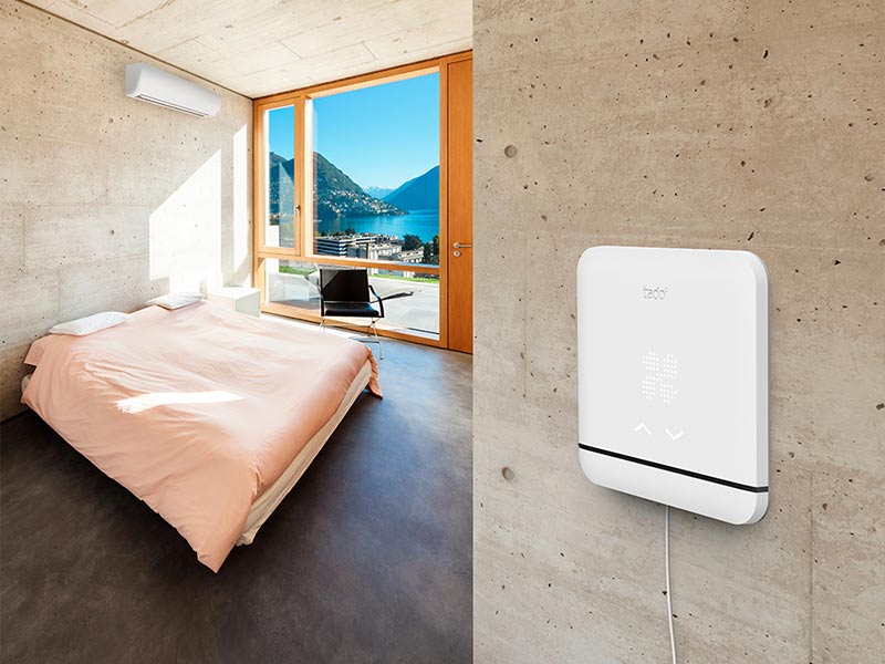 tado° smart AC Control für Deine Klimaanlage im Schlafzimmer