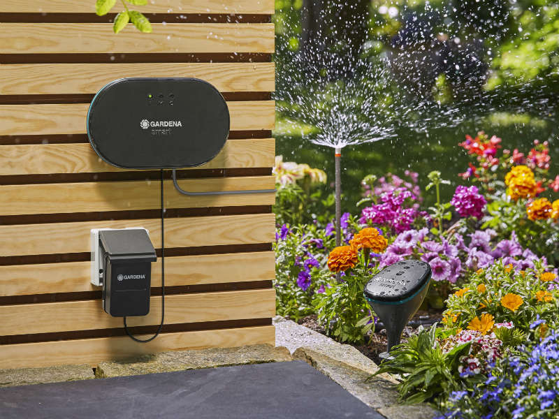 Der GARDENA Irrigation Control am Werk