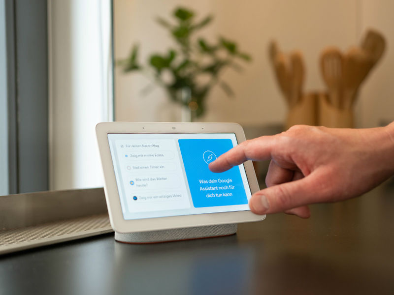 Google Nest Hub - Smart Display mit Sprachsteuerung