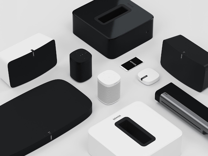 SONOS Produkte nebeneinander