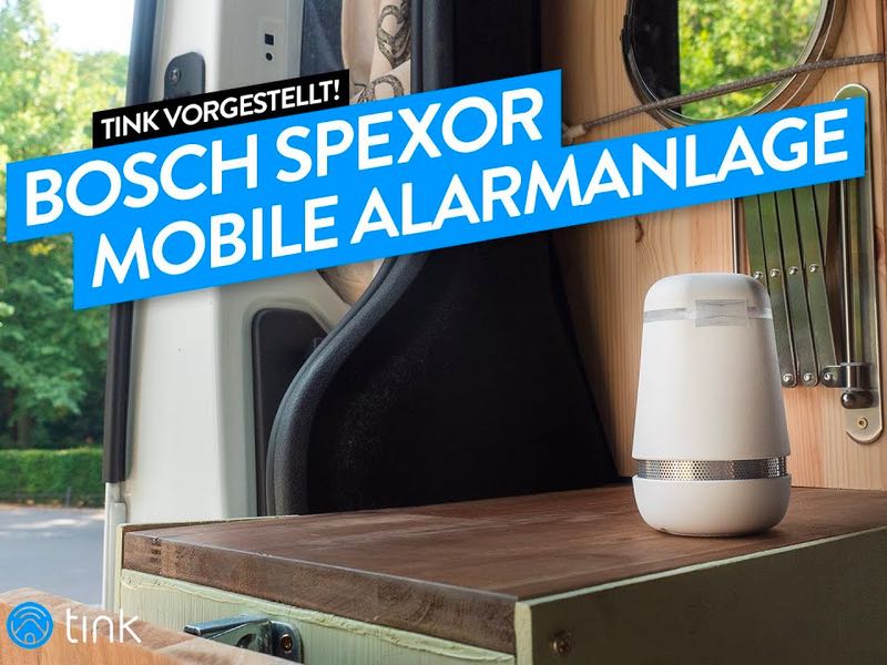 Bosch spexor: die mobile Alarmanlage für Ferienwohnung, Camper und Co im Video