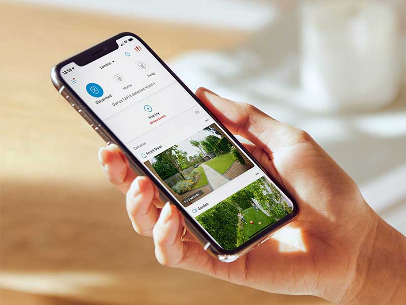 Einsicht in die Ring IP-Kamera App