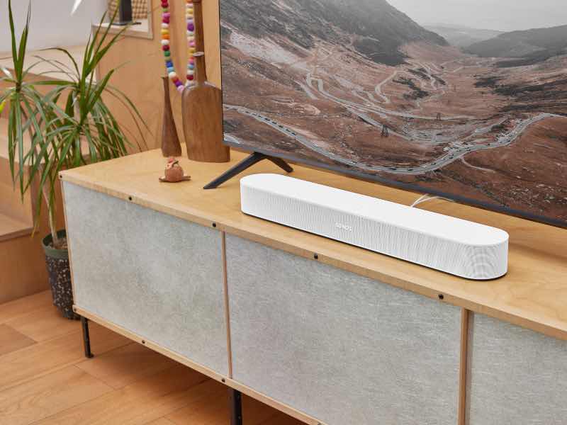 Sonos Beam Gen2 in weiß für Hollywood in Deinem Zuhause.