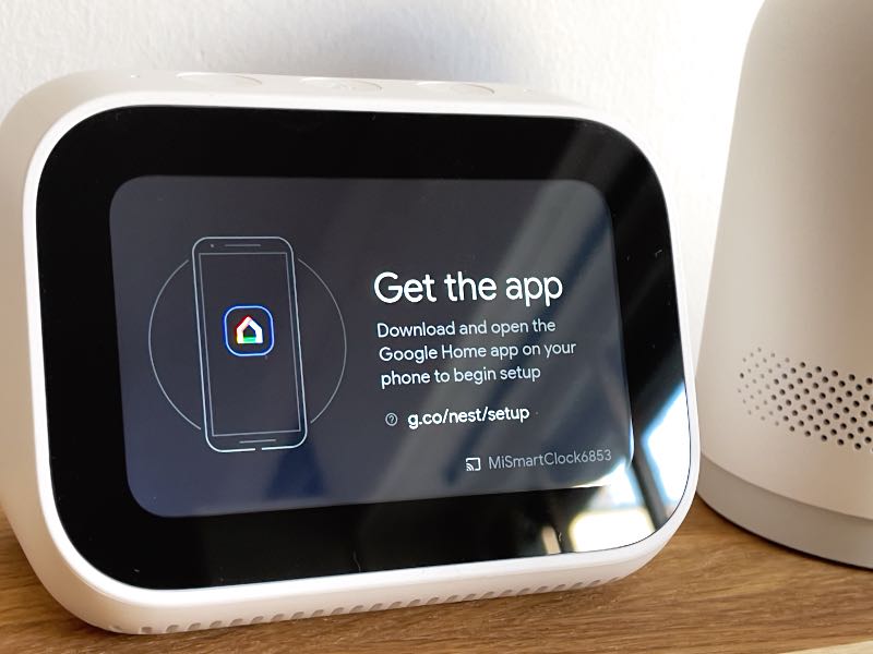 Xiaomi Mi Smart Clock: Google Home Installation
