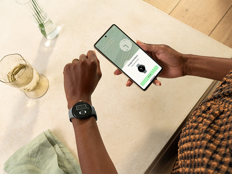 Pixel Watch und Pixel 7 Fast Pair