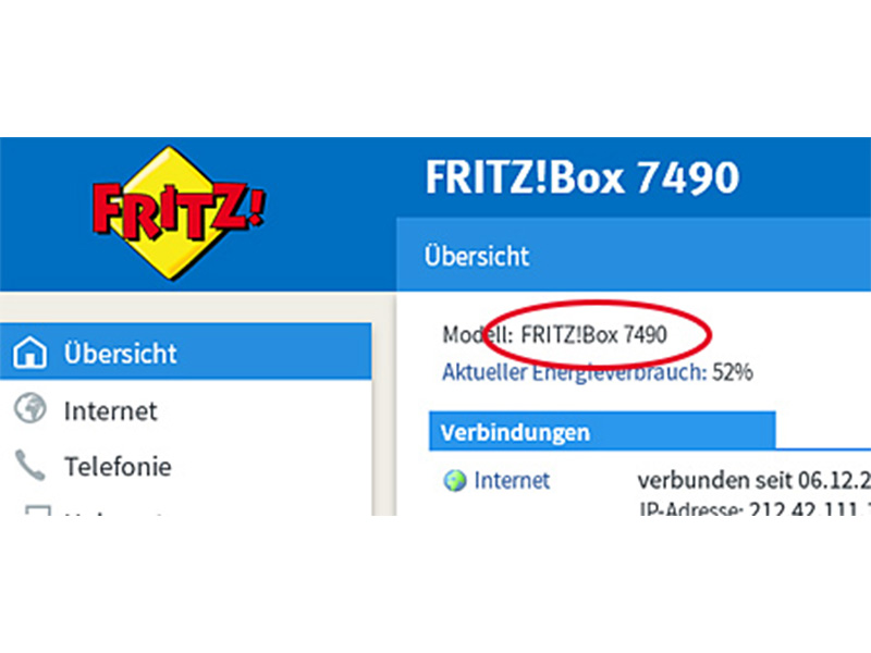 FRITZ!Box Typenbezeichnung