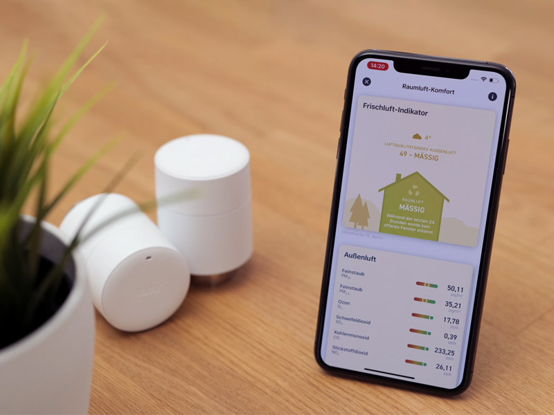 tado° Heizkörperthermostat mit Raum Komfort Feature