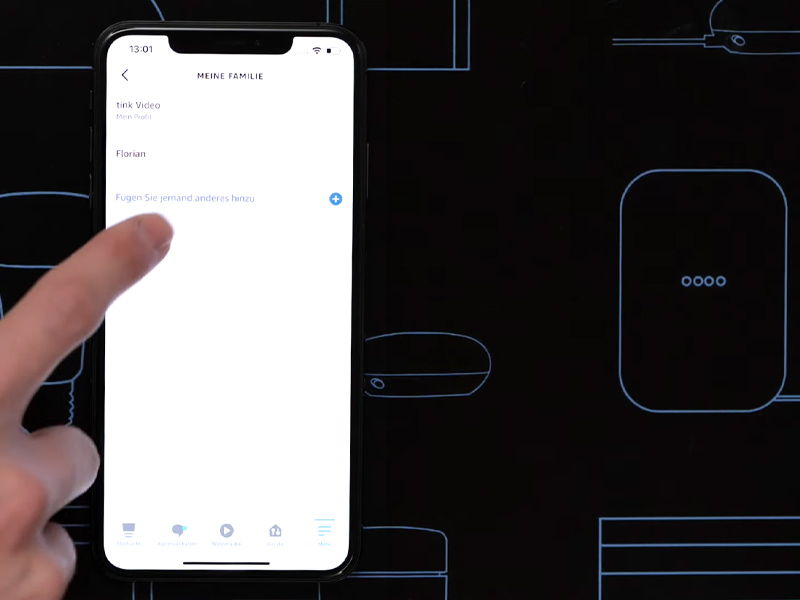Personen zu Amazon Alexa hinzufügen in der Alexa App