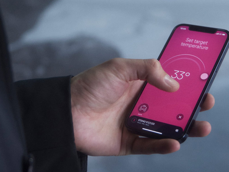 App Steuerung der Heatable Capsule Collection