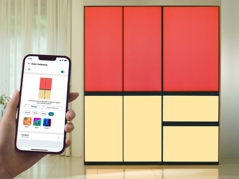 LG MoodUp RGB-Kühlschrank