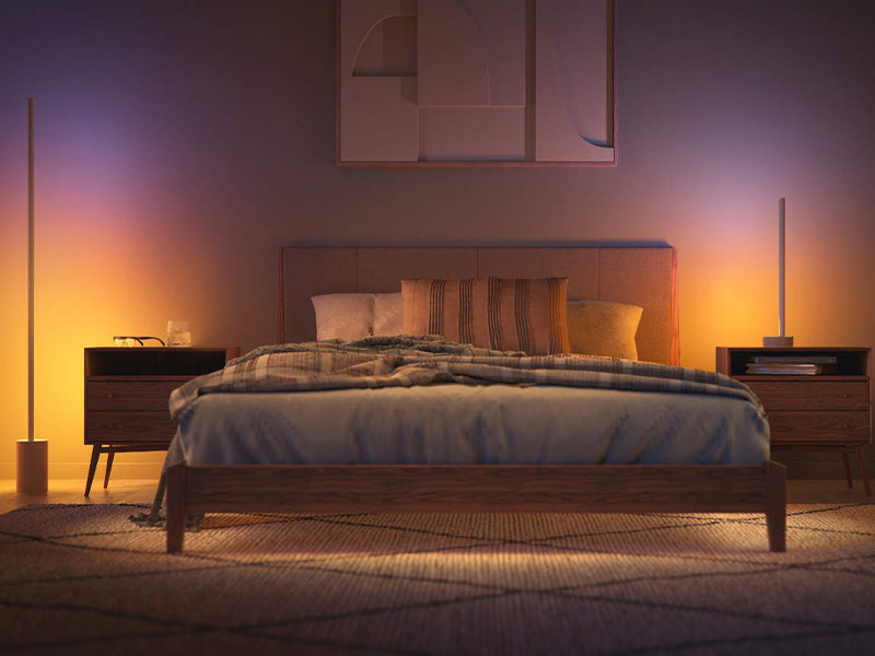 Sonnenaufgang Wecker Philips Hue mit Tageslichtsimulation
