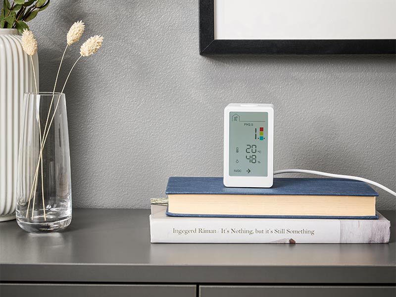 Ikea smart Luftqualitätssensor Vindstyrka mit Display