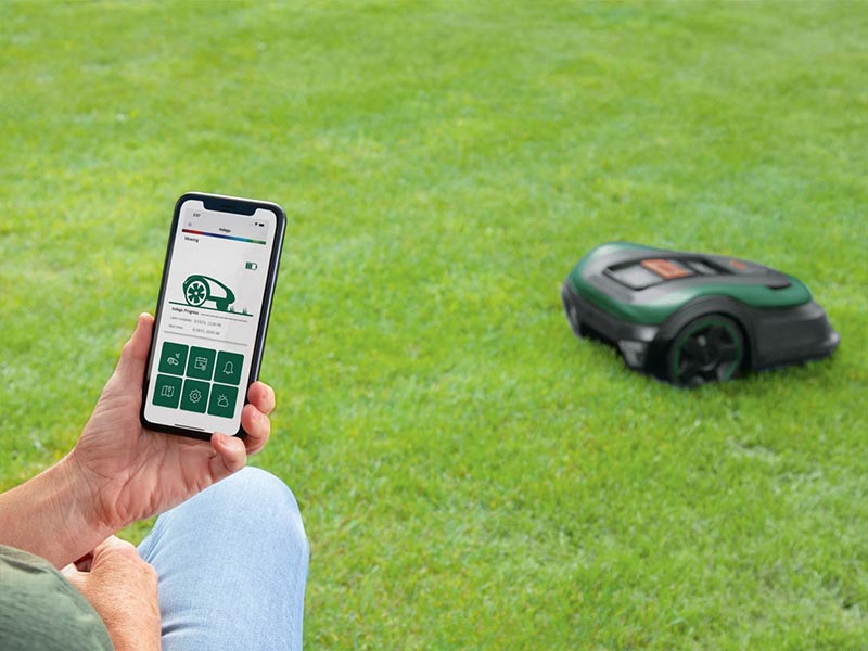 Mähroboter Wartung auch Software aktualisieren