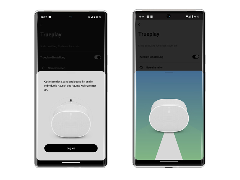 Sonos Trueplay auf Android
