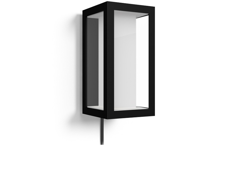 Philips hue außenbeleuchtung in schwarz.