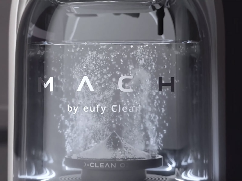 eufy MACH V1 Ultra stellt sein eigenes Ozonwasser her, damit werden Wischfunktion und Dampfreinigung noch effektiver