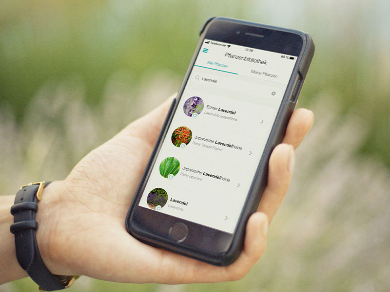 Gardena App Pflanzenbibliothek