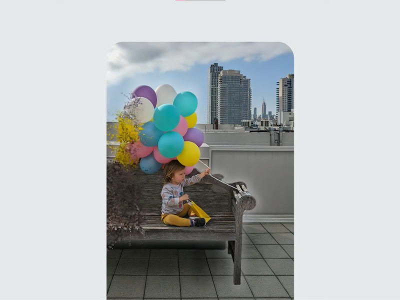 Google I/O 2023: Magic Editor - Motiv wird verschoben