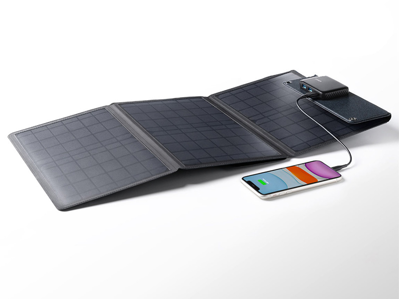 kleine pv- anlage mit handy