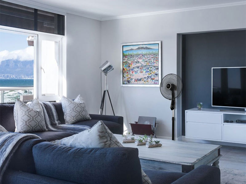 geosmartpro airgo smart fan im wohnzimmer zum wohnung kühlen