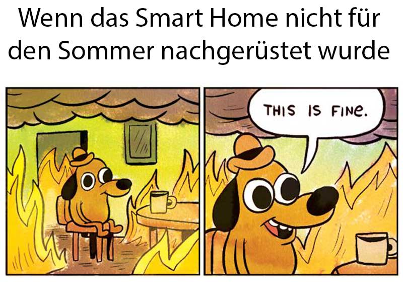 wohnung kühlen ist gut - meme