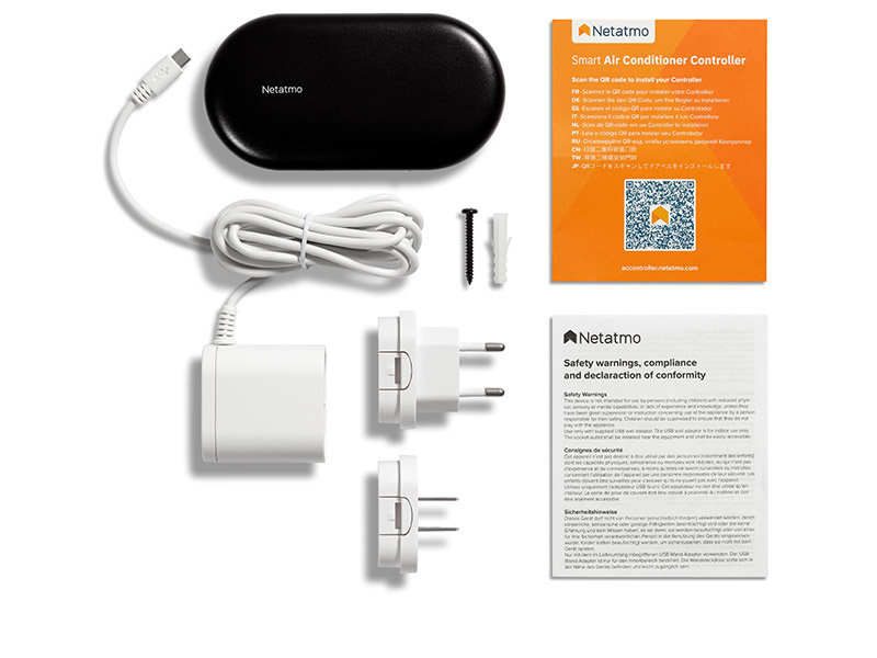 Lieferumfang Netatmo Smart AC Controller