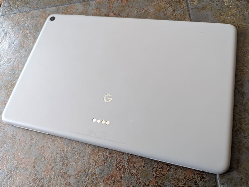 Die Rückseite vom Pixel Tablet