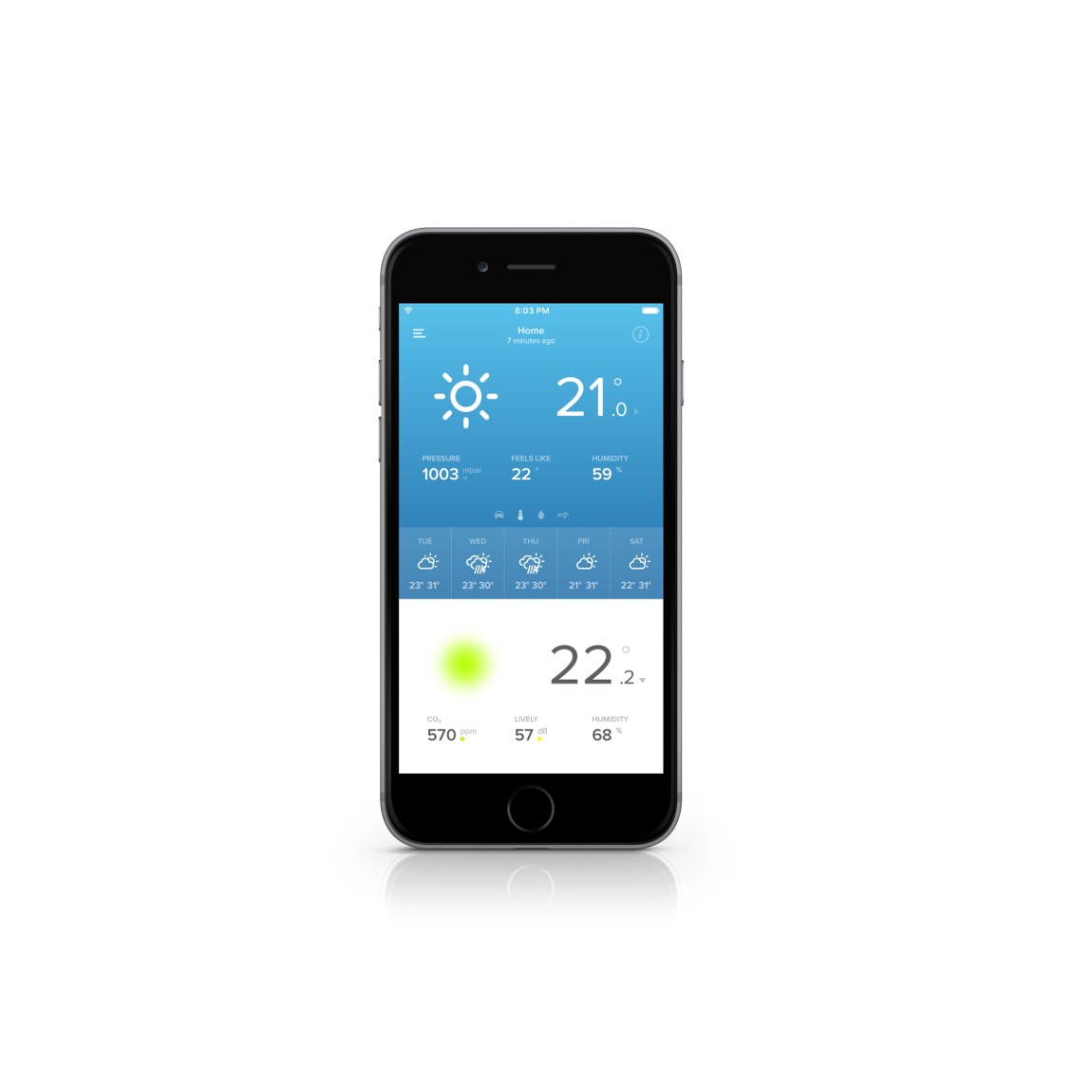 Thumbnail - Netatmo Zusatz-Innenmodul für Wetterstation - Silber
