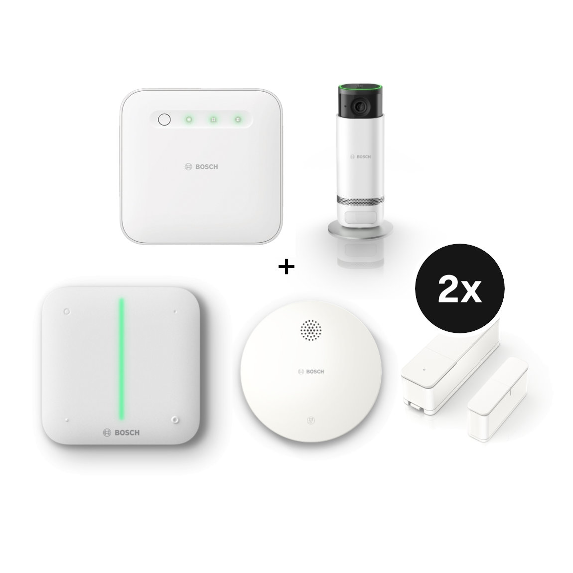 Bosch Smart Home - Starter Set Heiztherme & Fußbodenheizung II mit 2 Raumthermostaten 230V