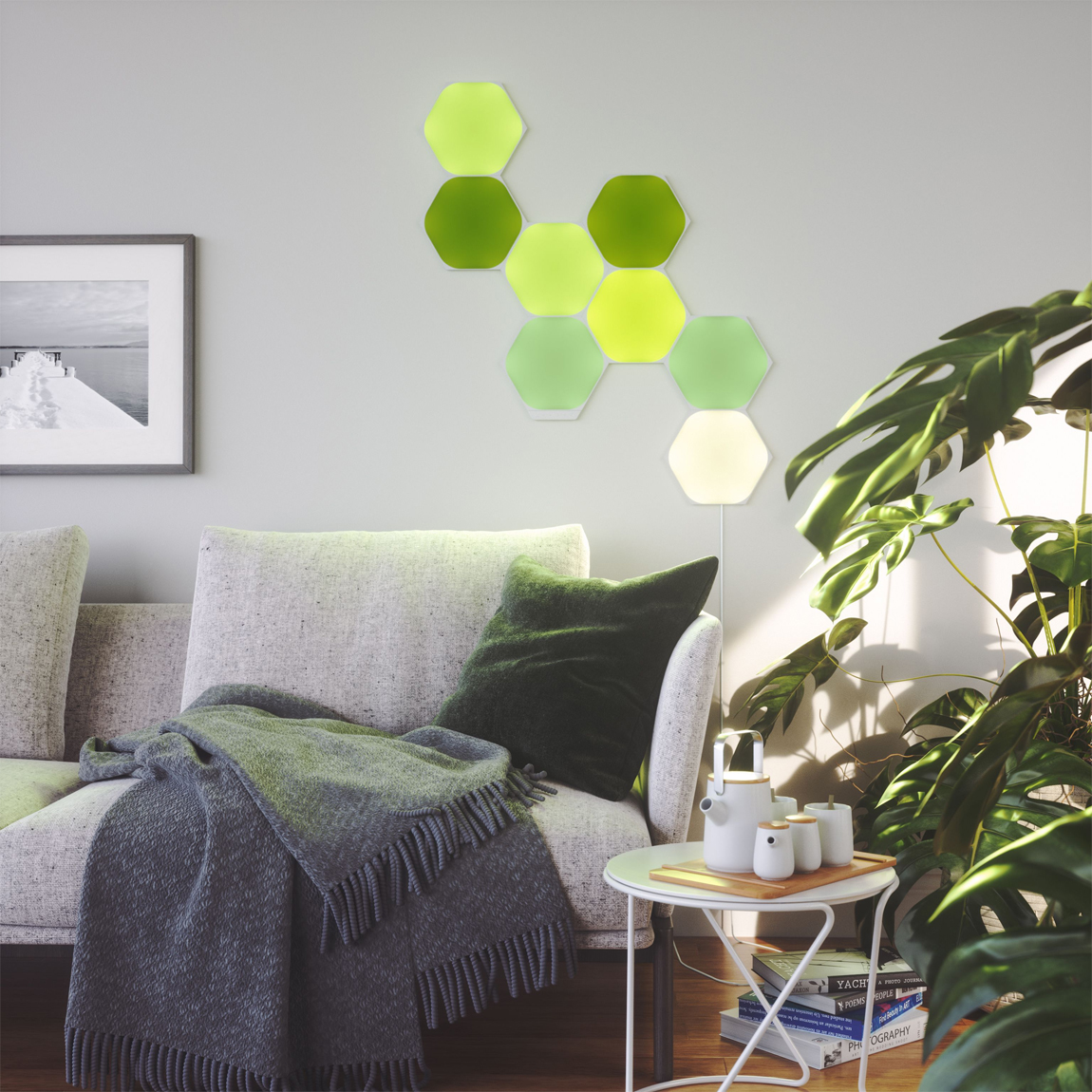 Thumbnail - Nanoleaf Shapes Hexagons Expansion Pack 3er-Pack - Weiß