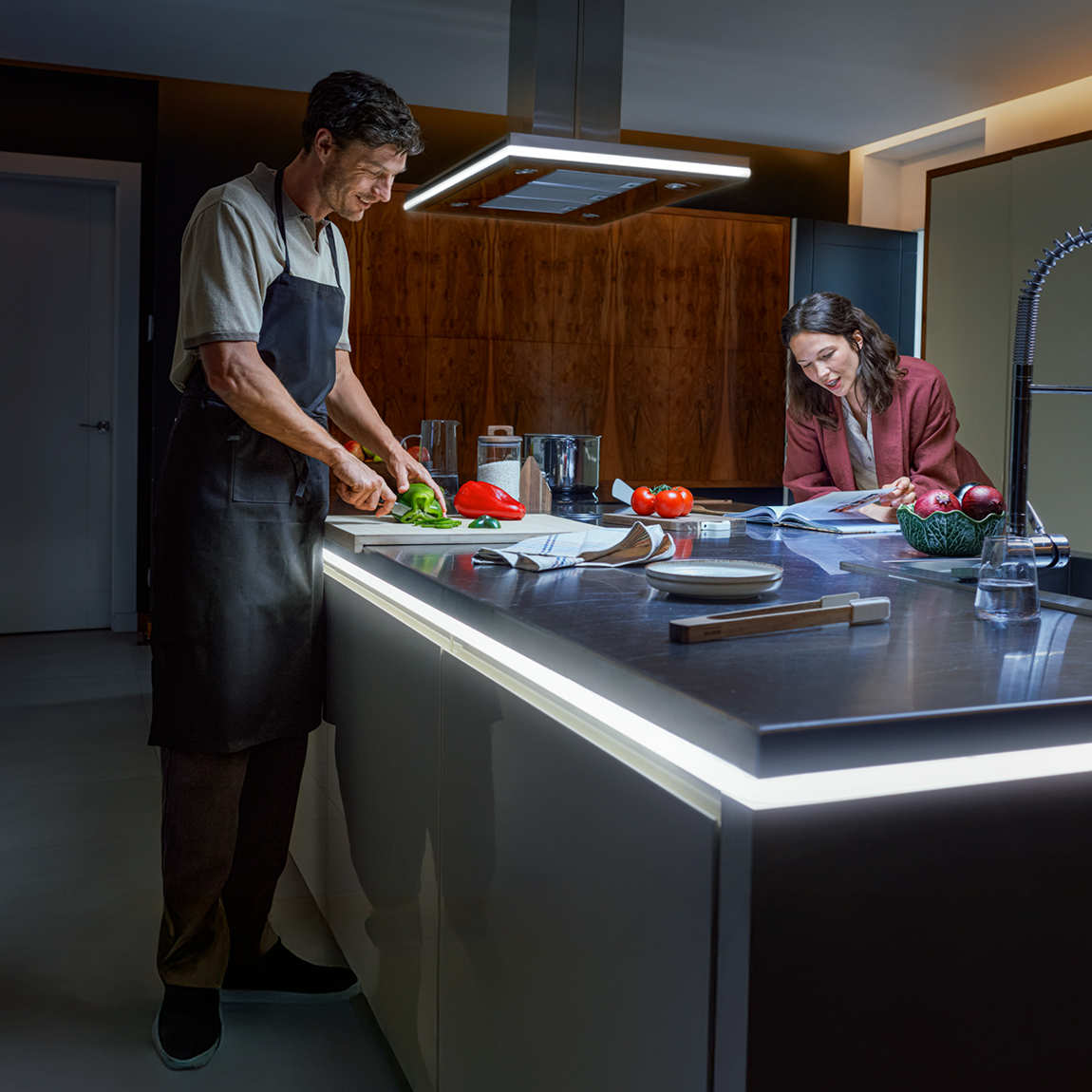 Thumbnail - Philips Hue OmniGlow Gradient Lightstrip - 10m - Weiß