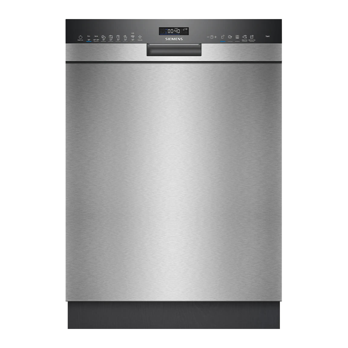 Siemens SN45ZS07CE iQ500 Unterbau-Geschirrspüler 60 cm - Gebürsteter Stahl mit Altgerätemitnahme