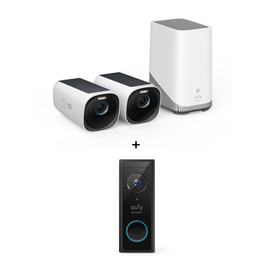 eufyCam 3 Starter Set 2+1 + Video Doorbell 2K