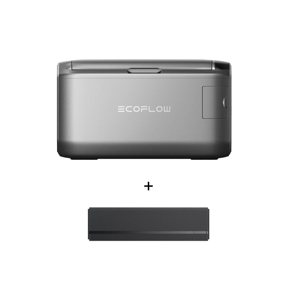 EcoFlow Set - mit tragbarem Kühlschrank GLACIER Classic 35L + Zusatzakku