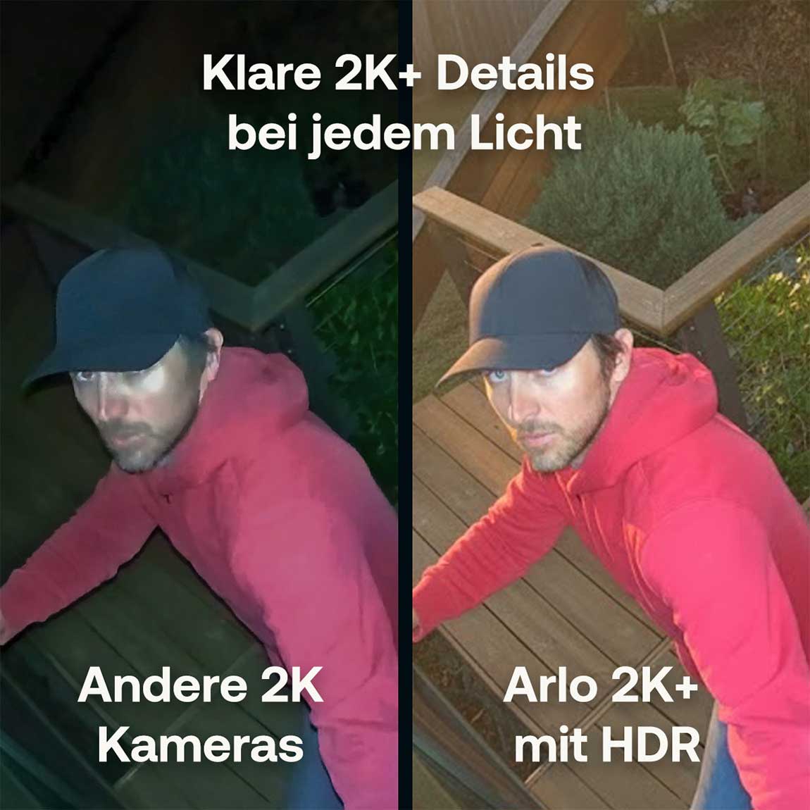 Thumbnail - Arlo PRO 6 2K+ Überwachungskamera - 4er-Set - Weiß