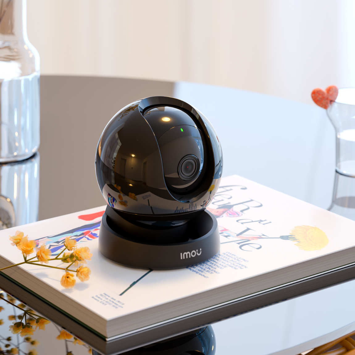 Thumbnail - Imou Rex 3D - 2K WLAN-Innenkamera mit Schwenk-/Neigefunktion - Schwarz