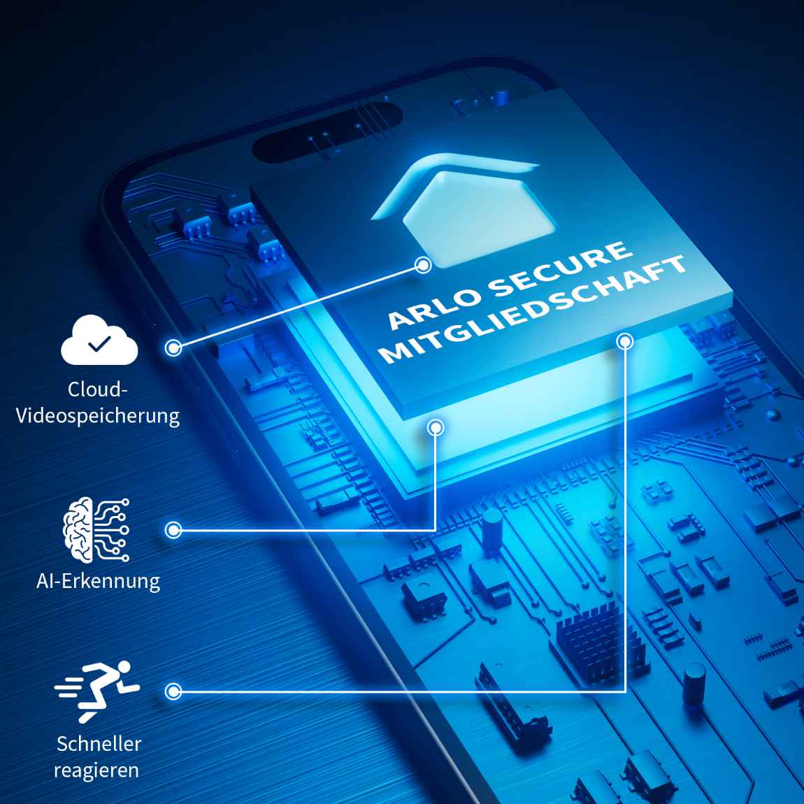 Thumbnail - Arlo Essential HD XL Außenkamera - 2er-Set - Weiß