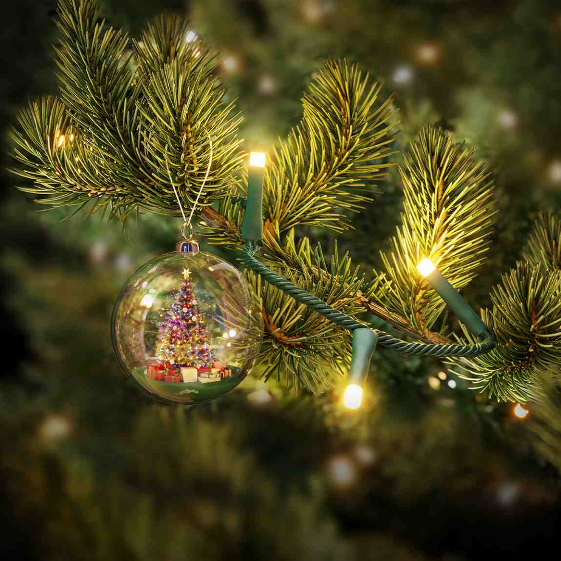 Thumbnail - Govee Lichterkette für Weihnachten mit Glitzereffekt - 20m - Grün