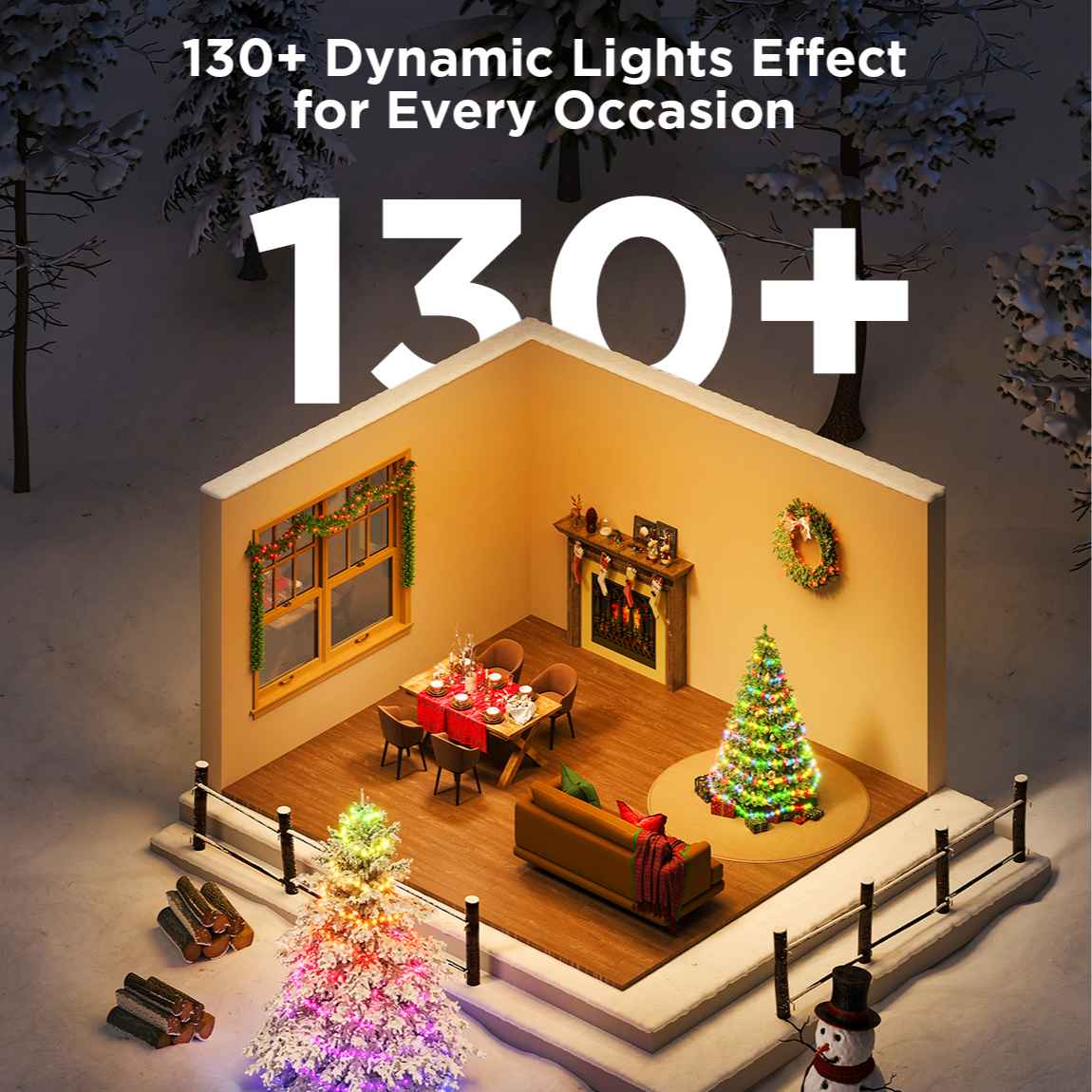 Thumbnail - Govee Lichterkette für Weihnachten 2S - 20m - 2er-Set