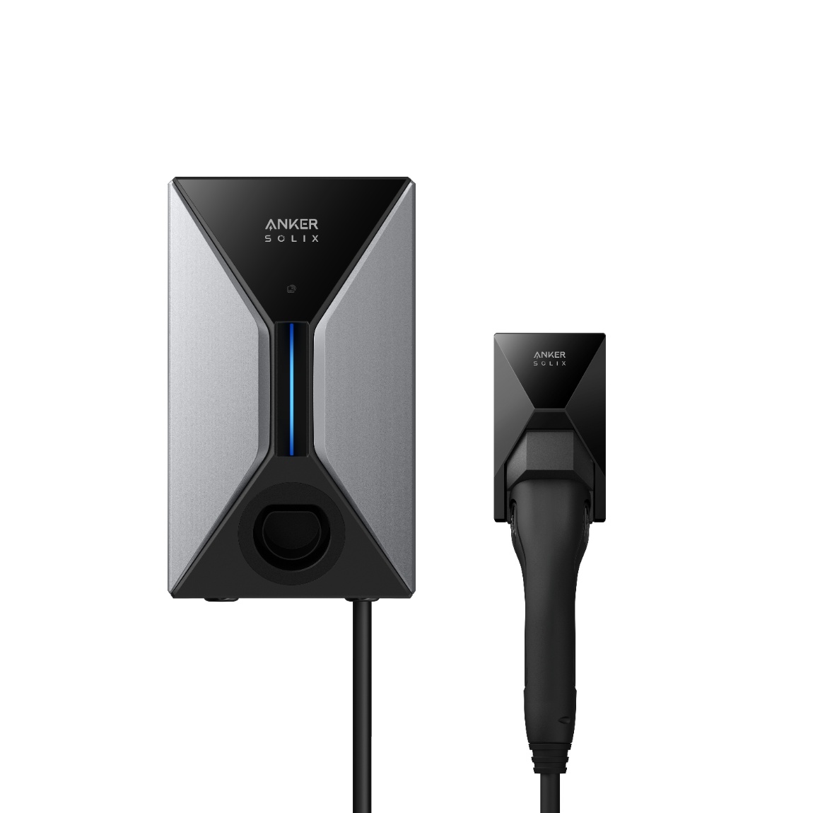 Anker SOLIX Wallbox V1 - Ladegerät für E-Autos als Kabel-Version - 22kW - Schwarz